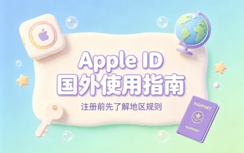 apple id账号国外使用指南及注册注意事项