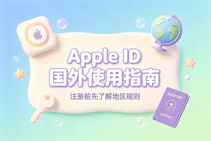 apple id账号国外使用指南及注册注意事项