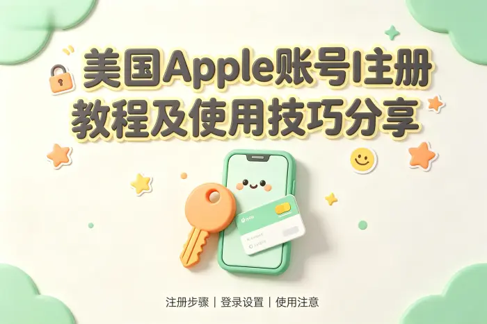 创建美国区 Apple 账号的操作步骤