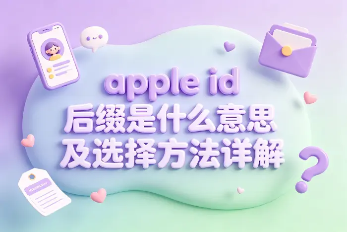 @icloud.com 后缀