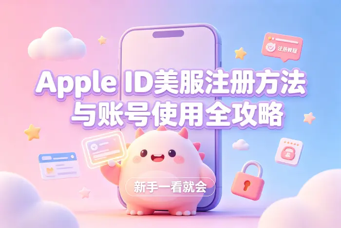 apple id美服注册方法与账号使用全攻略