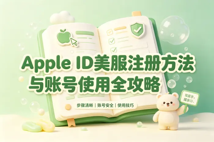 创建美国区 Apple ID 的操作步骤