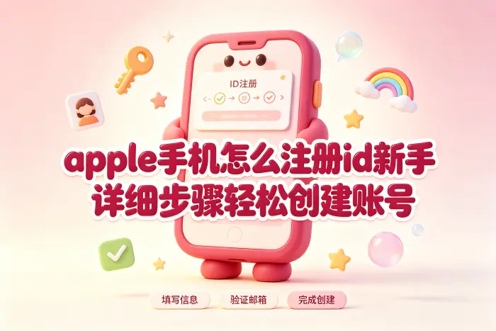 在 iPhone 上创建 Apple ID 的详细步骤