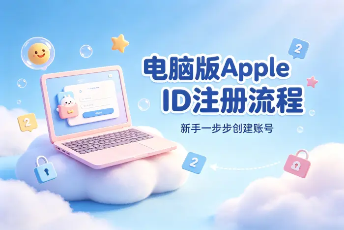 电脑创建 Apple ID 的详细步骤