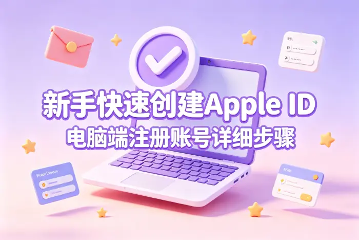 创建 Apple ID 后需要设置的安全选项