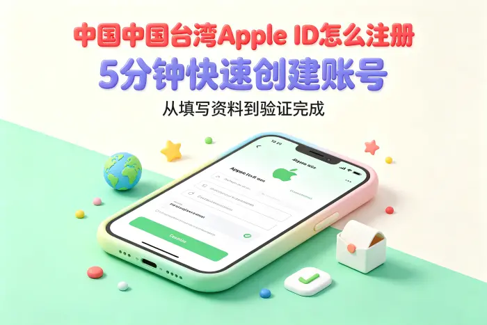 创建台湾 Apple ID 的具体步骤