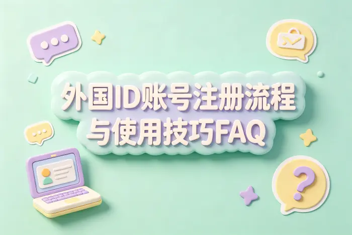 外国账号的一般注册步骤
