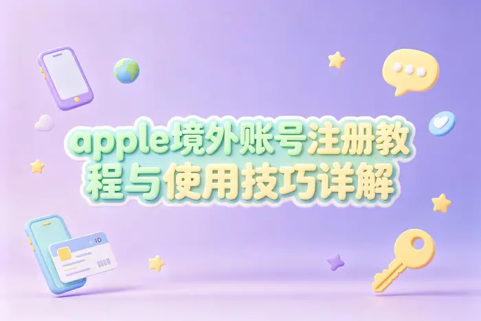apple境外账号注册步骤