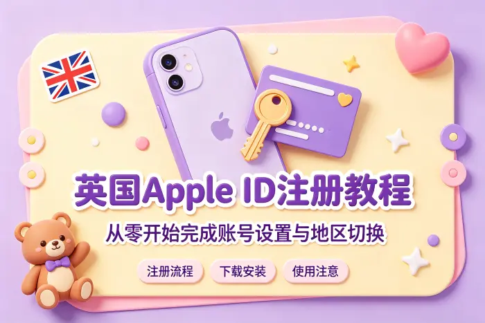 英国区账号登录 App Store 时的注意事项