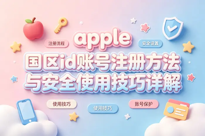 apple 国区id账号注册方法与安全使用技巧详解