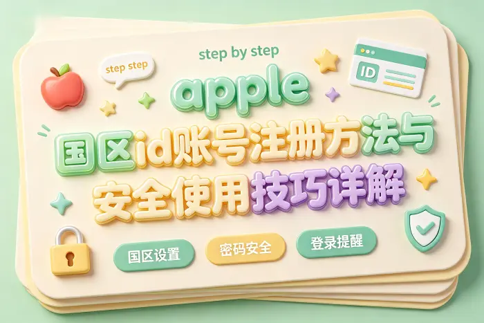 Apple 国区账号注册步骤