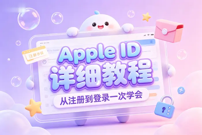 使用 iPhone 或 iPad 注册 Apple ID