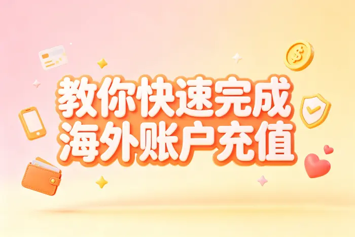 常见的海外账户充值方式