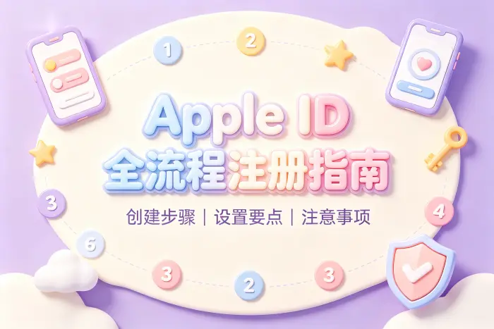 创建 Apple ID 后需要检查的设置