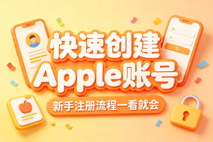 注册 Apple 账号时需要注意的事项
