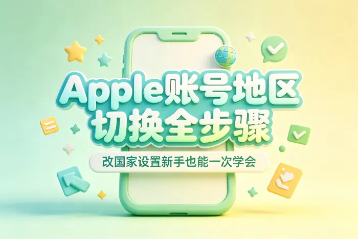 通过 iPhone 修改 Apple 账号地区的方法