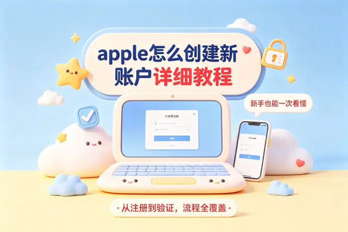 在 iPhone 或 iPad 上创建新账户