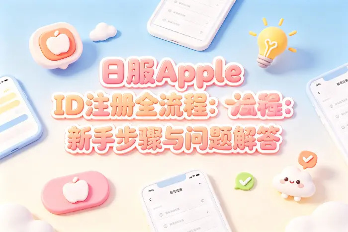Apple ID 日服注册步骤