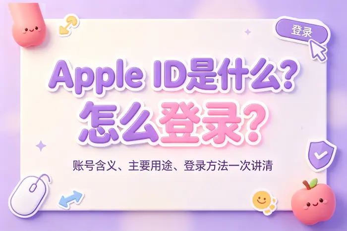 忘记Apple ID或密码怎么办