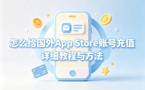 怎么给国外appstore账号充值详细教程与方法