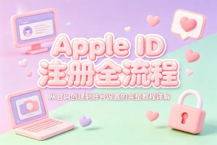 通过官网创建 Apple ID 的步骤