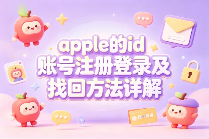 apple的id账号注册步骤