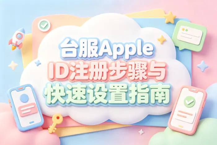 创建台湾地区 Apple ID 的操作步骤