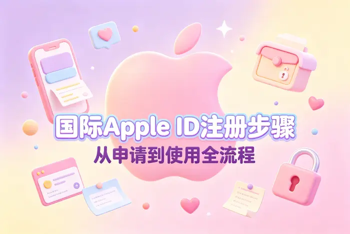 创建国际 Apple ID 的注册步骤
