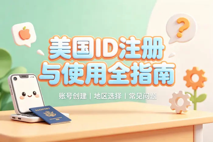 apple 美国id注册操作步骤