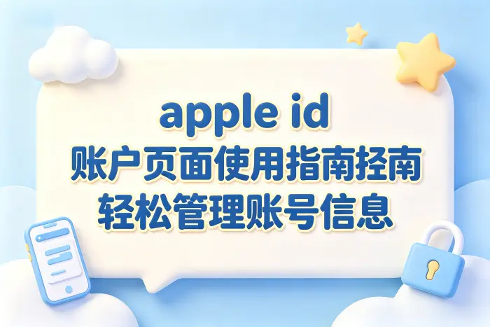 apple id 账户页面使用指南轻松管理账号信息
