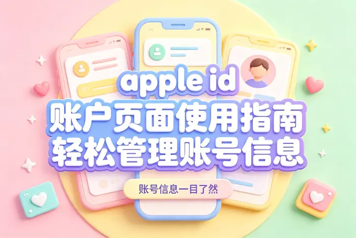 账户页面可以管理哪些信息