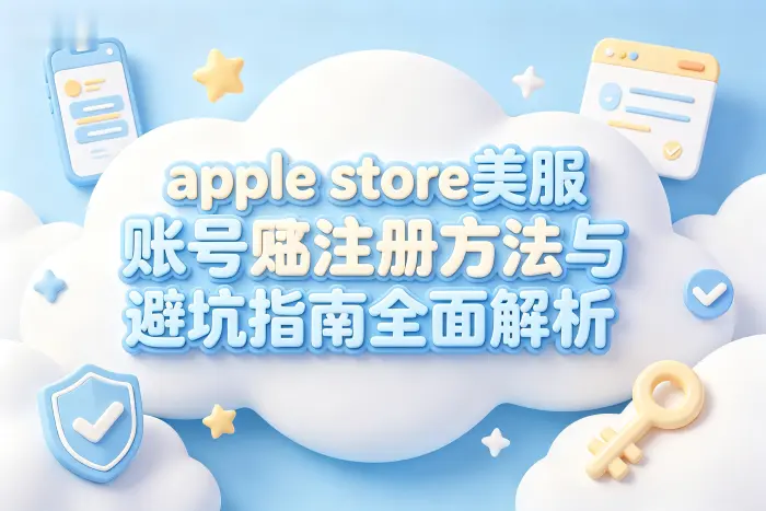 apple store美服账号注册方法与避坑指南全面解析
