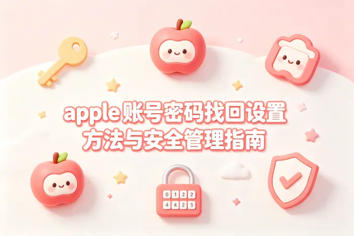 apple 账号密码找回设置方法与安全管理指南