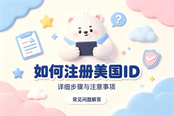 如何注册美国 id详细步骤与注意事项及常见问题解答
