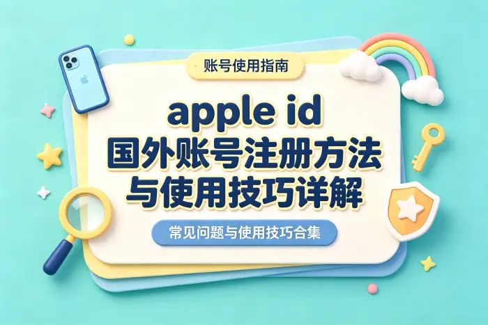 选择哪个地区的 Apple ID 更合适