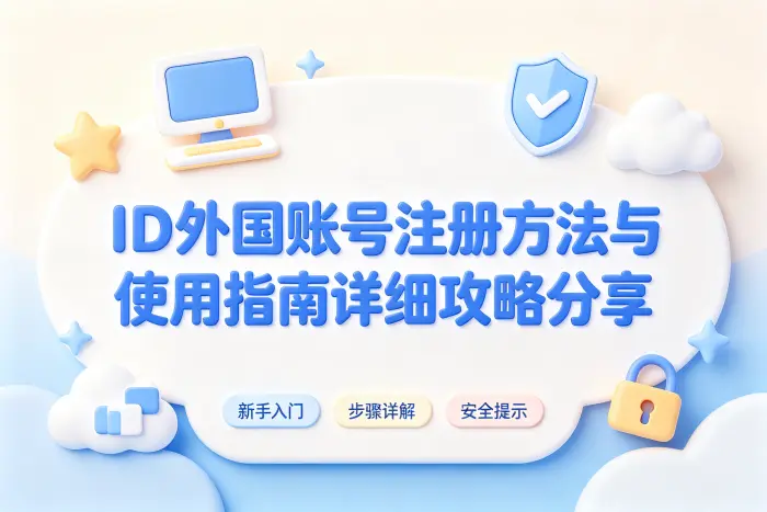 id外国账号注册方法与使用指南详细攻略分享