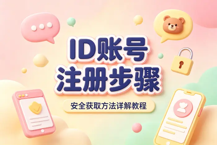 id国外账号的常见注册流程