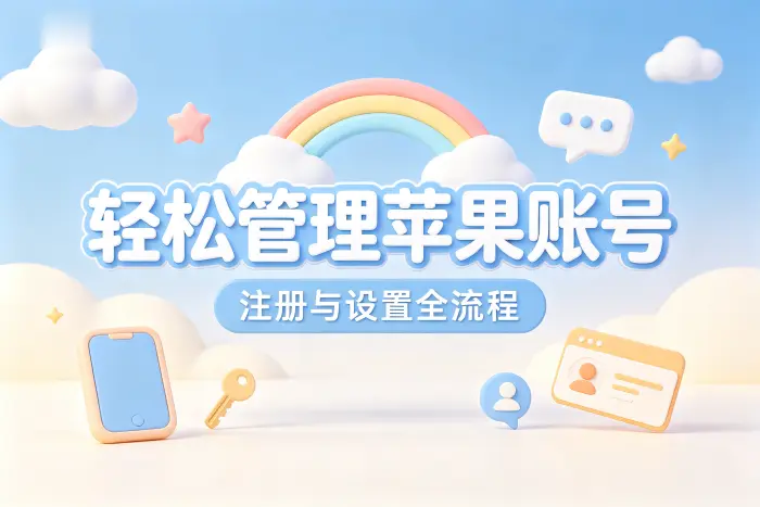 icloud apple id注册使用指南轻松管理苹果账号
