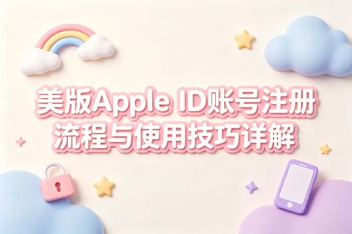 美版appleid账号注册流程与使用技巧详解