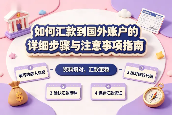 国外账户汇款的具体操作步骤