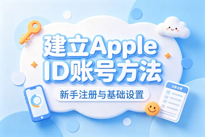 通过苹果设备注册账号的方法
