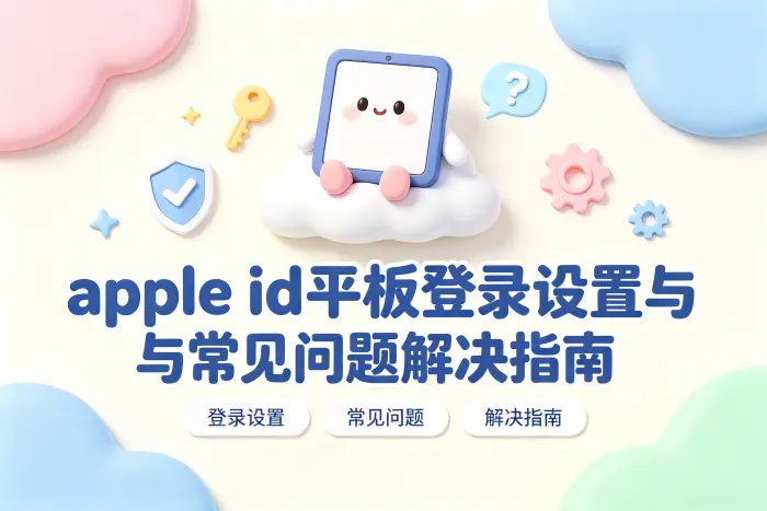 apple id平板登录设置与常见问题解决指南