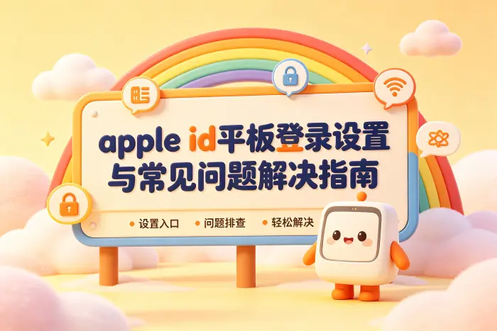Apple ID 登录后如何检查账号设置