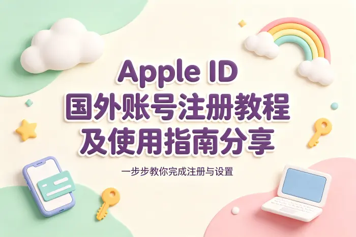 apple id 国外的注册教程及使用指南分享