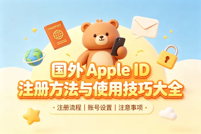 国外 Apple ID 的注册步骤