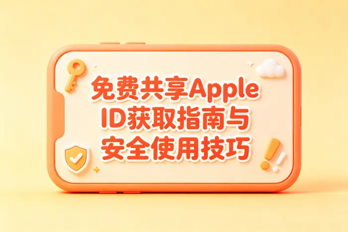 共享 Apple ID 与家庭共享有什么区别