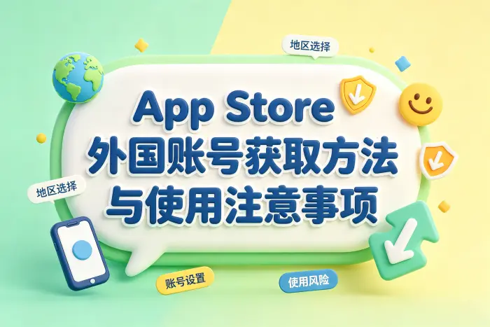 区分 App Store 登录和设备主账号