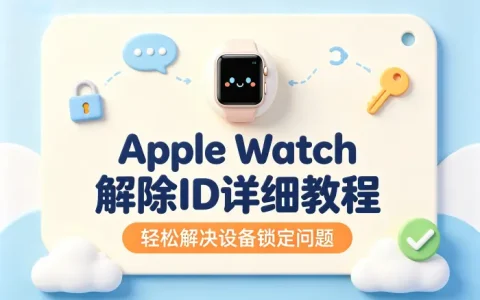 apple watch解除id详细教程轻松解决设备锁定问题方法步骤全解析