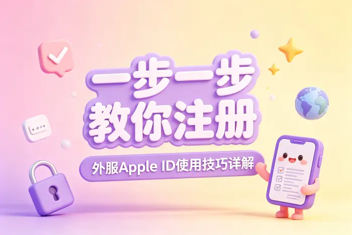 注册 Apple ID 外服账号的基本步骤