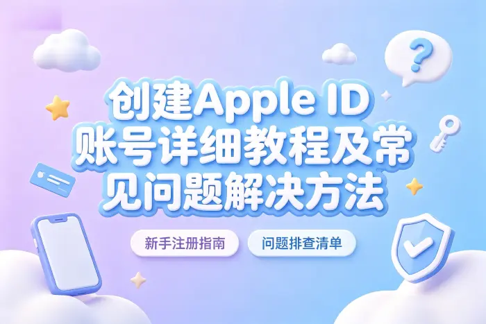 创建apple ld账号详细教程及常见问题解决方法